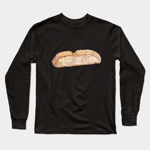 Biscotti Long Sleeve T-Shirt by KColeman